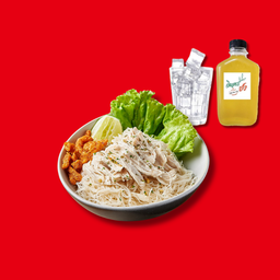 [Combo Set 2] หมี่ไก่ชิคชีค + น้ำเก๊กฮวย