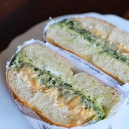 Bagel Spinach and Cheese Bagel