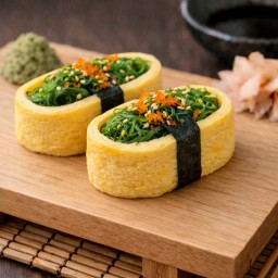 ไข่หวานยัดไส้ยำสาหร่าย