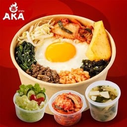 ชุดข้าวยำเกาหลีเนื้อ