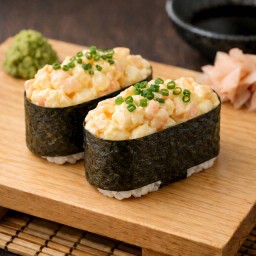 ซูชิหน้ากุ้งมายองเนส