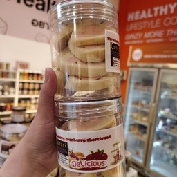 G snack คุกกี้ Delicious Strawberry Cranberry Shortbread