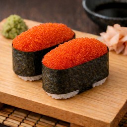 ซูชิหน้าไข่กุ้งแดง