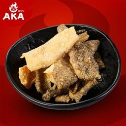 หนังปลาแซลมอนทอด