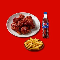 [Combo Set 4] ไก่ทอด + เฟรนช์ฟรายส์ + Pepsi