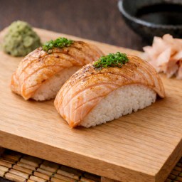 ซูชิหน้าท้องแซลมอนย่าง