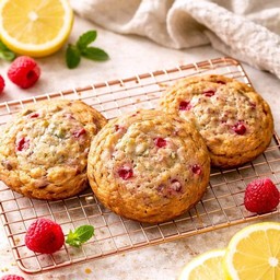 คุ้กกี้เลมอน ราสเบอรี่ Raspberry Lemon Cookie