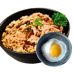 ข้าวหน้าหมูโชยุ+ไข่ออนเซ็น