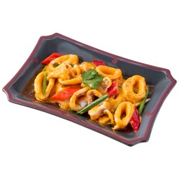 ปลาหมึกผัดไข่เค็ม