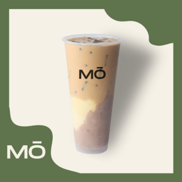 Taro Paste Milk Tea With Rice Mochi