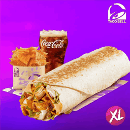 [อร่อยซ่ากับโค้ก] XL California Burrito Combo