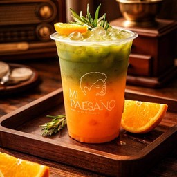 มัทฉะน้ำส้ม Iced Matcha Orange Juice