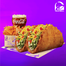 [อร่อยซ่ากับโค้ก] Double Naked Chicken Taco Combo