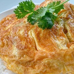 ข้าวไข่เจียว(ไม่ใส่เครื่อง)