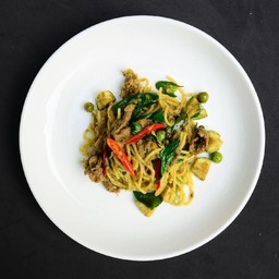 สปาเก็ตตี้เขียวหวานไก่ (Delivery)