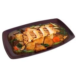 ราดหน้าเห็ดรวม