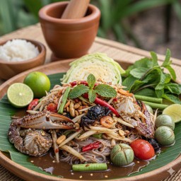 ตำซั่วปูปลาร้า