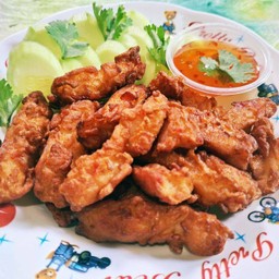 ลูกชิ้นปูอัดทอด