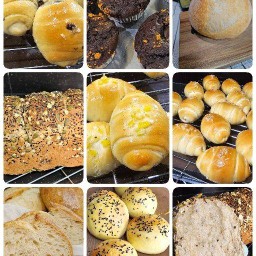 อบเช้า ชิโอะปัง ซาวโดว์ ขนมปัง โชกุปัง  Home Bakery by DOUGHSOUL
