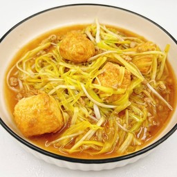 กุ้ยช่ายขาวผัดเต้าหู้หมูสับ