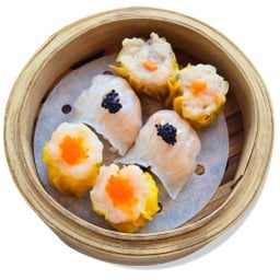 ฮะเก๋ากุ้งจัมโบ้2+ขนมจีบกุ้งจัมโบ้2+ขนมจีบหมูเห็ด2ชิ้น-JUMBO Seafood GMH