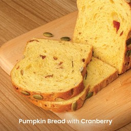 ขนมปังฟักทอง แครนเบอร์รี่