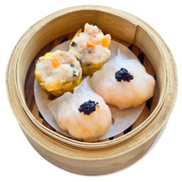 ฮะเก๋ากุ้งจัมโบ้&ขนมจีบหมูเห็ด-JUMBO Seafood GMH