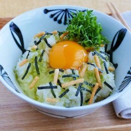 Chaduke-Raw Egg-200g ข้าวต้มร้อน+ไข่ดิบ-200g 茶漬け月見200