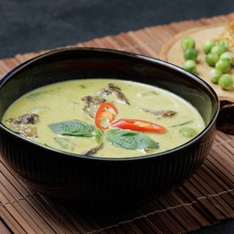 แกงเขียวหวานเนื้อริบอาย