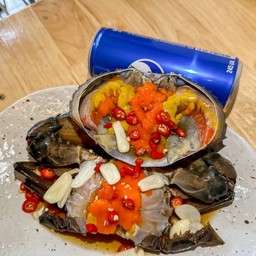 ปูไข่ดองน้ำปลา Jumbo(1ปี จะหลุดมาจร้า) [น้ำหนักเฉพาะปู 420 - 450 กรัม]