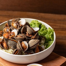 หอยแครงลวก