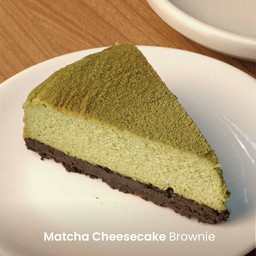 มัตจะชีสเค้กบราวนี่