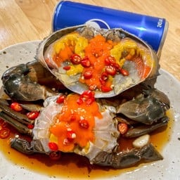 ปูไข่ดองซีอิ๊วเกาหลี Jumbo  [น้ำหนักเฉพาะปู 420 - 450 กรัม]