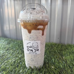 นมสดคาราเมลปั่นโอริโอ้