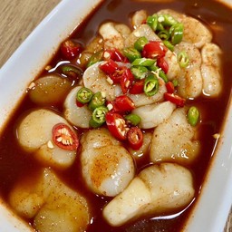 หอยโฮตาเตะดองซอสเผ็ดเกาหลี