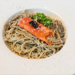 สปาเก็ตตี้ครีมทรัฟเฟิล&สโมคเบค่อน