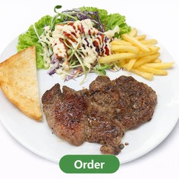 สเตสันคอหมูพริกไทยดำ