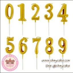 เทียนตัวเลข โปรดระบุ