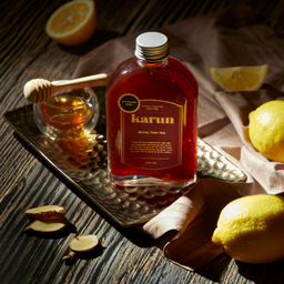 ชาดำผสมขิง น้ำผึ้ง มะนาว แบบขวดขนาด 250 มล.