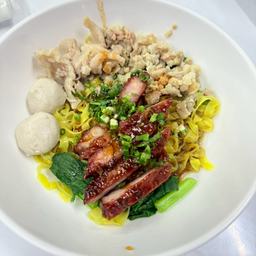 บะหมี่แห้งหมูย่าง พิเศษ