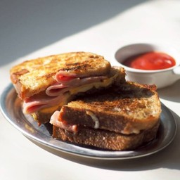 sourdough ham cheese