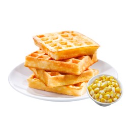 ครอฟเฟิลไส้ข้าวโพด