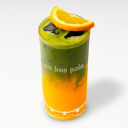 มัทฉะส้มสดเย็น