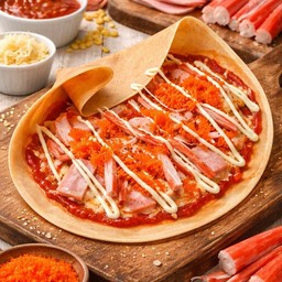 ซอสพิซซ่า แฮม ปูอัด ชีส ไข่กุ้ง