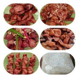 หมูทอดติดมัน บายน้องออ แม่น้ำคู้