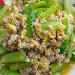 ผัดแตงหมูสับไข่