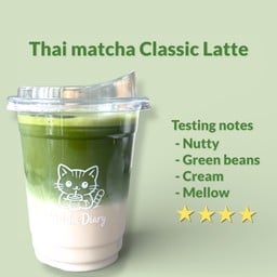 Thai matcha classic latte
