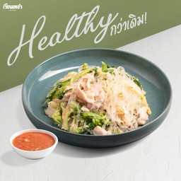 หมูล้วน ผัดน้ำ (เส้นแก้ว)