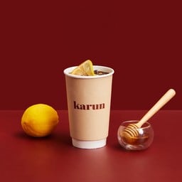 ชาดำผสมส้มยูสึ น้ำผึ้งมะนาว