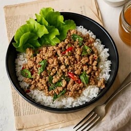 ข้าวกะเพราหมูสับ